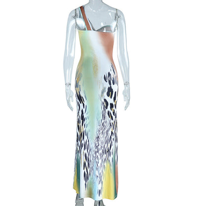 Vestido ajustado con aberturas y corte cruzado para mujer, de longitud media, con aberturas y corte cruzado, vestido de un solo paso