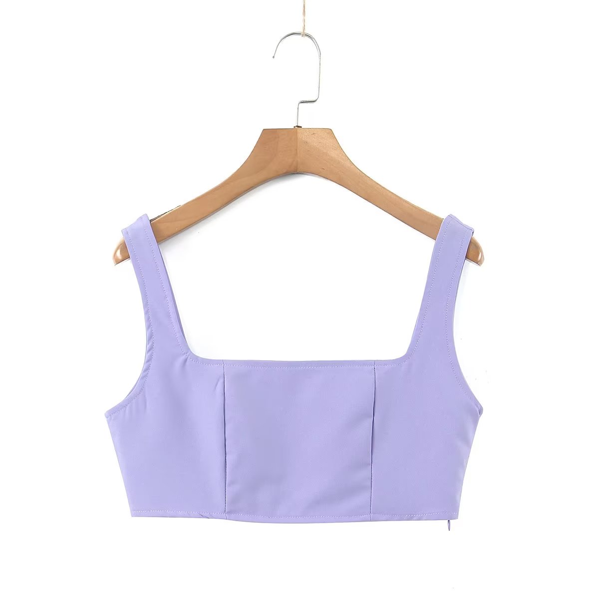 Ropa de invierno para mujer, camiseta corta sin mangas, pantalones casuales con hebilla de cintura alta, traje para mujer
