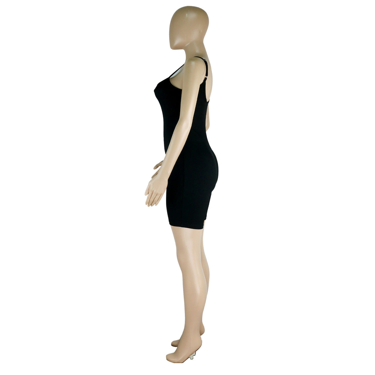 Mono informal de verano con tirantes finos y realce de cadera para mujer