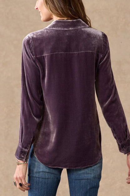 Camisa de terciopelo Juliana