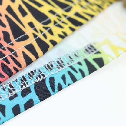 Mono sexy con cordones y estampado de color con escote en V profundo para mujer, primavera y verano
