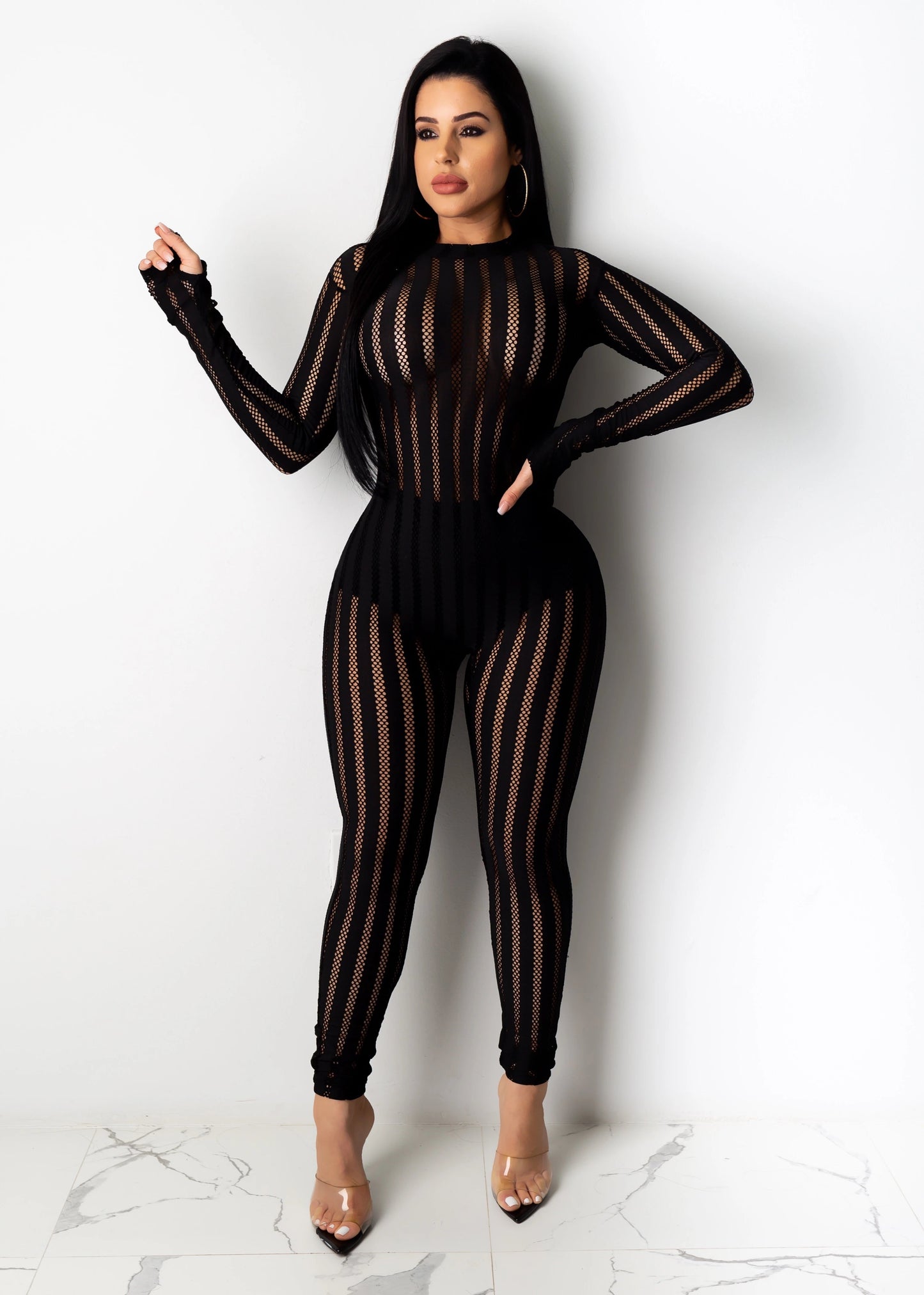 Pantalones casuales a rayas de Sudáfrica, mono elástico con costuras de malla arcoíris sexys y leggings