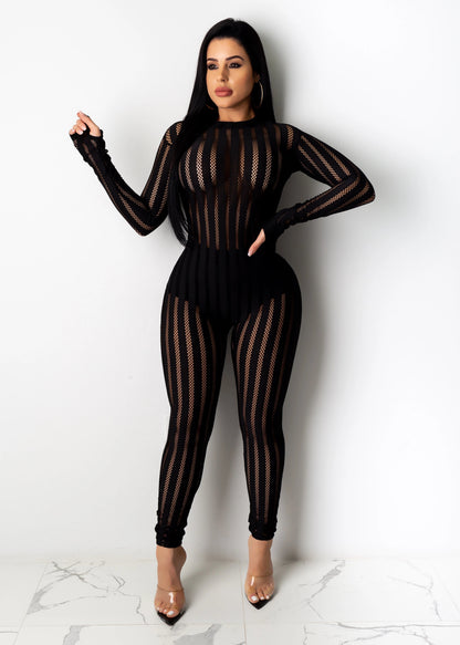 Pantalones casuales a rayas de Sudáfrica, mono elástico con costuras de malla arcoíris sexys y leggings