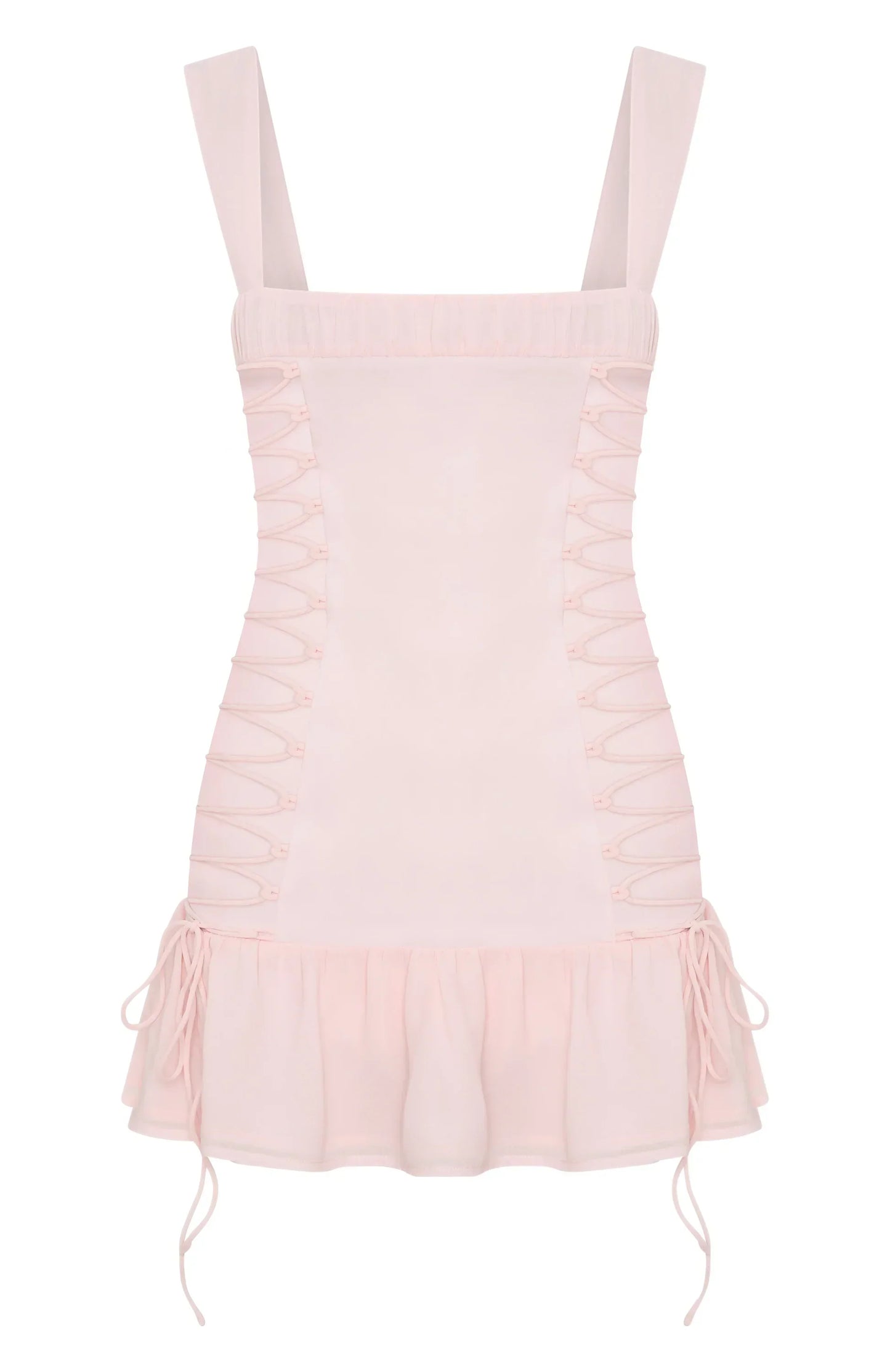 Rush In Mini Dress Baby Pink