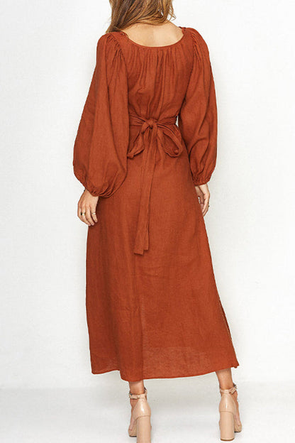 VESTIDO CRUZADO MULTIUSOS CON BOTONES DELANTEROS