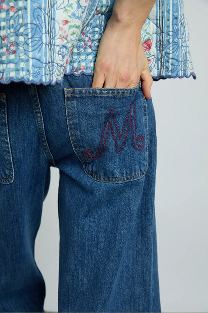 sylvie jeans - huckleberry wash