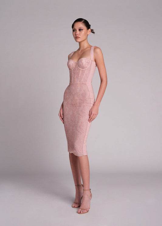 Vestido sexy ajustado de otoño con tirantes de encaje retro para discoteca, ropa para mujer