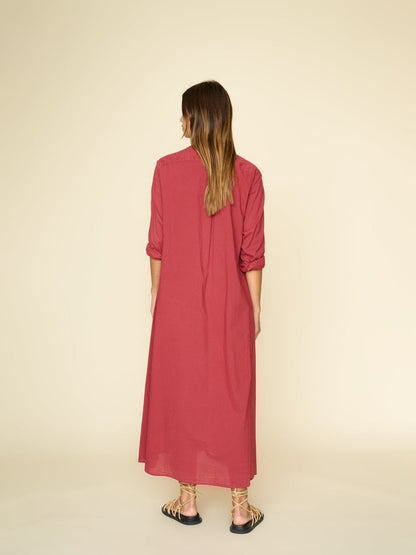 Vestido camisero de manga larga con solapa y botonadura sencilla para mujer, nuevo para primavera y otoño