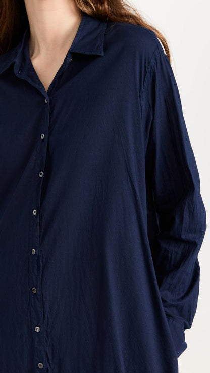 Vestido camisero de manga larga con solapa y botonadura sencilla para mujer, nuevo para primavera y otoño