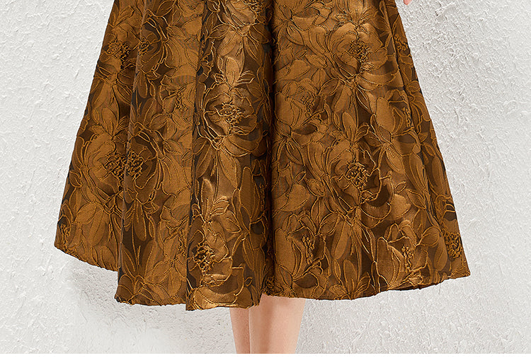 Traje de otoño vintage ligero de lujo estilo francés para mujer, conjunto de dos piezas con camisa y falda con volantes