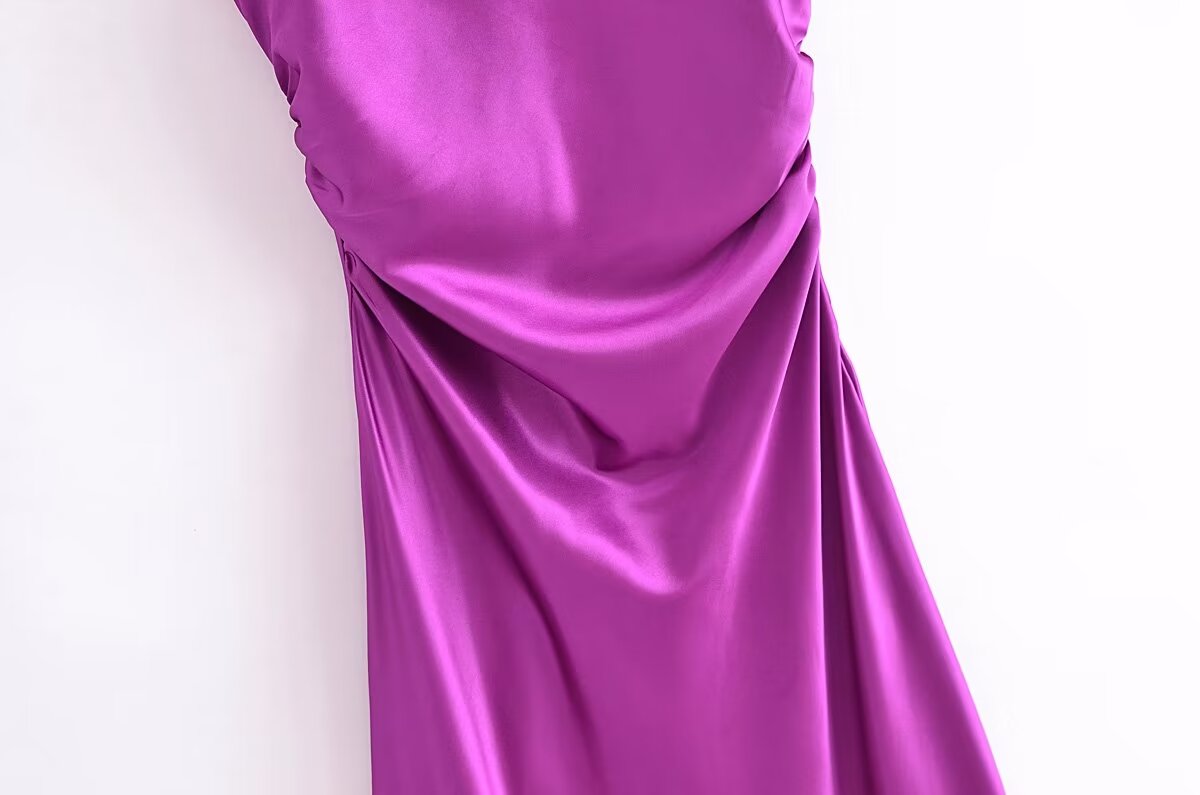 Ropa de verano para mujer, diseño plisado, ropa interior, vestido sin espalda
