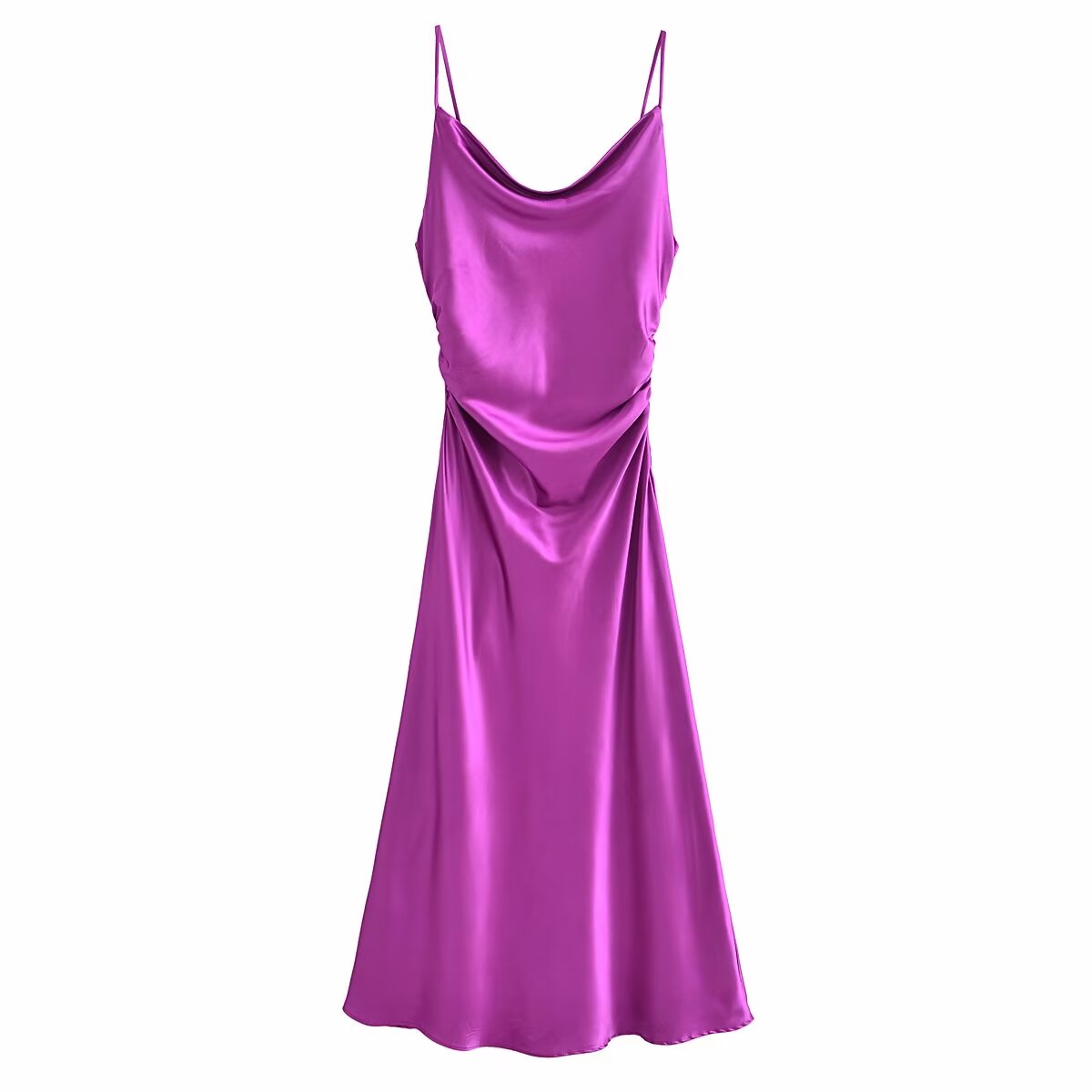 Ropa de verano para mujer, diseño plisado, ropa interior, vestido sin espalda