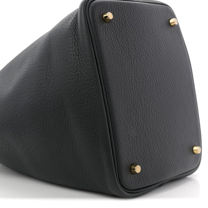 Taurillon Clemence Picotin Lock 22 MM Black