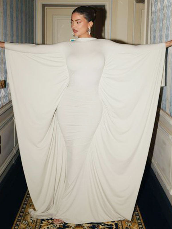 Long Sleeves Maxi Dress Oversized Long Dress