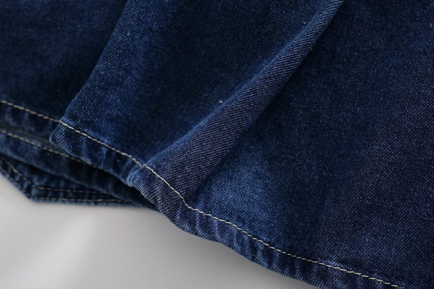 Ropa de primavera para mujer, pantalones vaqueros casuales tipo culotte siamés