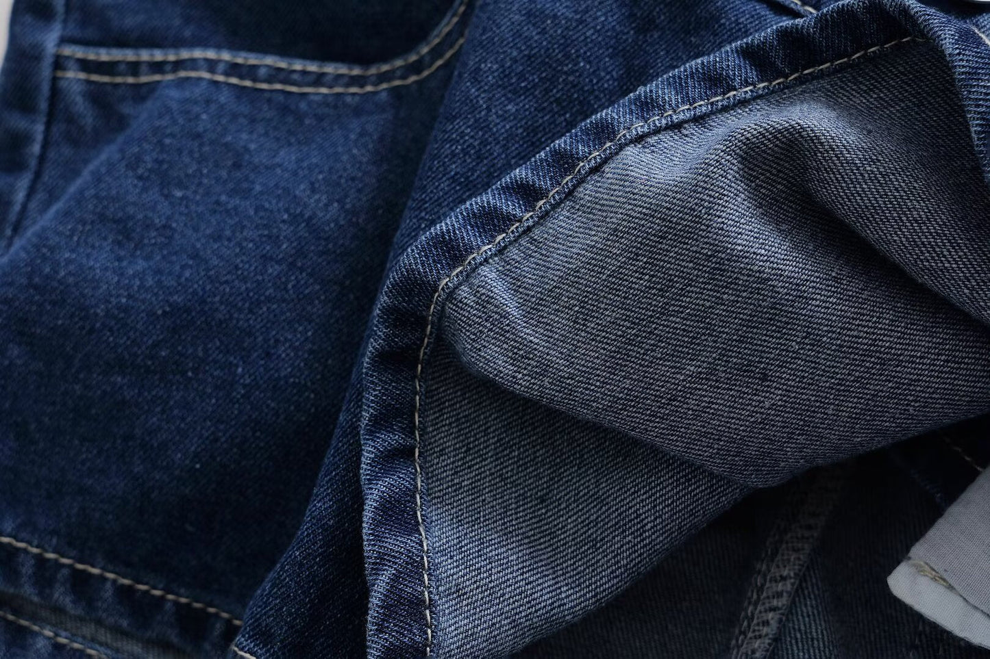 Ropa de primavera para mujer, pantalones vaqueros casuales tipo culotte siamés