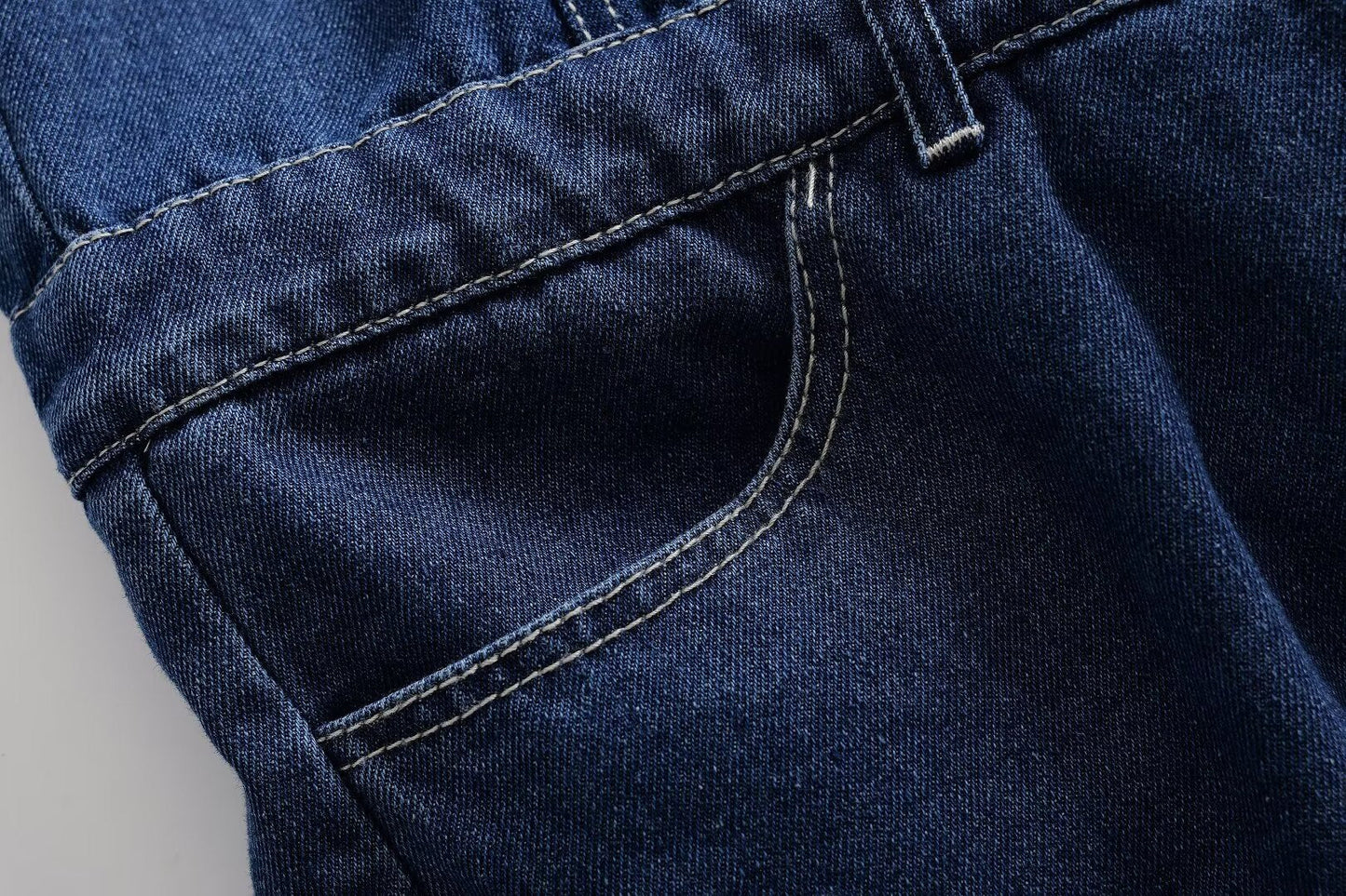 Ropa de primavera para mujer, pantalones vaqueros casuales tipo culotte siamés