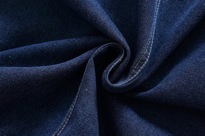 Ropa de primavera para mujer, pantalones vaqueros casuales tipo culotte siamés