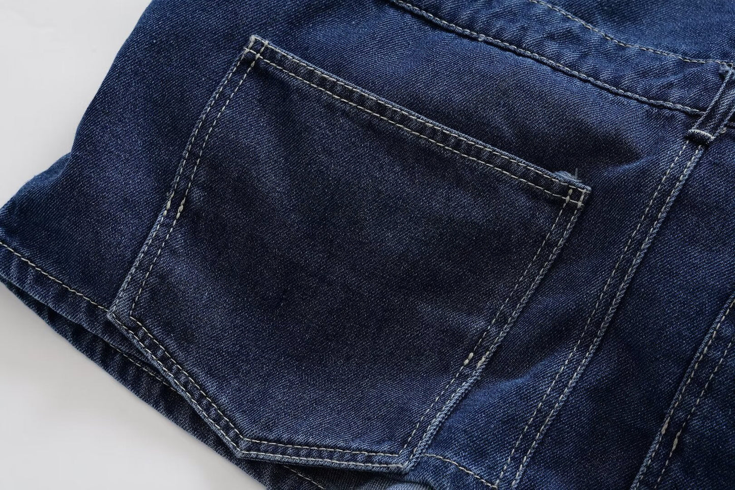 Ropa de primavera para mujer, pantalones vaqueros casuales tipo culotte siamés
