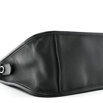 Vitello Daino Soft Hobo Messenger Bag Black