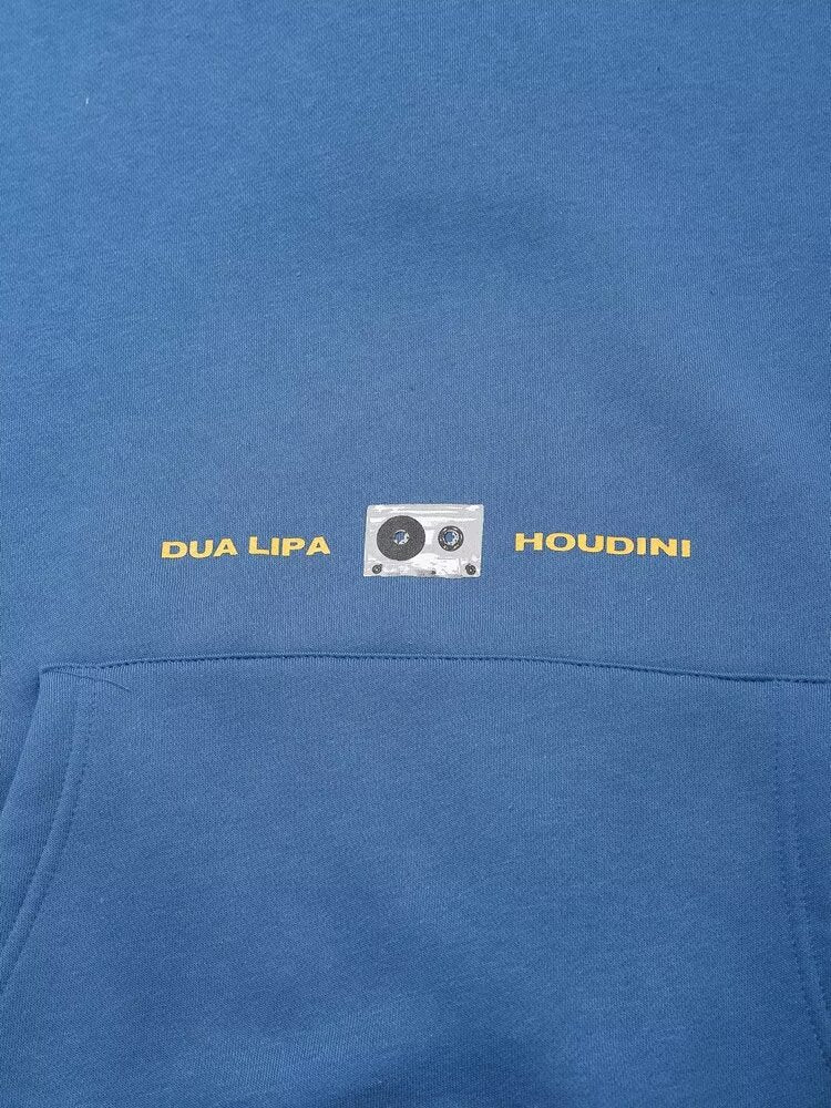 Sudadera francesa informal holgada de manga larga con capucha y estampado gráfico de letras Idle Sense