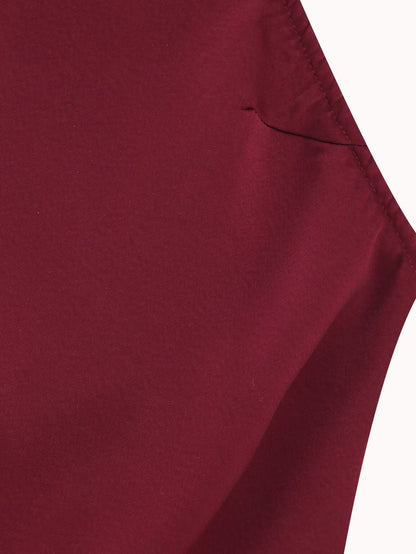 Vestido largo sin mangas con cuello colgante de dos colores para primavera
