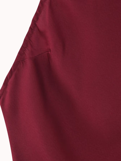 Vestido largo sin mangas con cuello colgante de dos colores para primavera