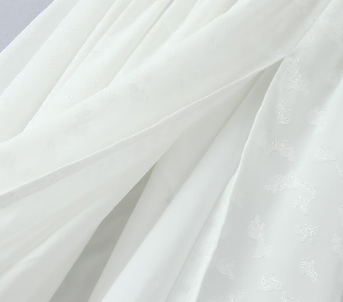 Vestido maxi sexy con abertura y diseño de perla decorativa en jacquard para mujer, vestido de tirantes para vacaciones en la playa