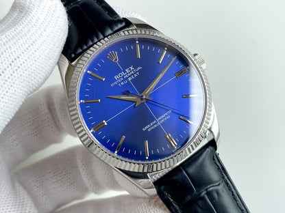 OYSTER PERPETUAL 41 STEEL CASE LEATHER