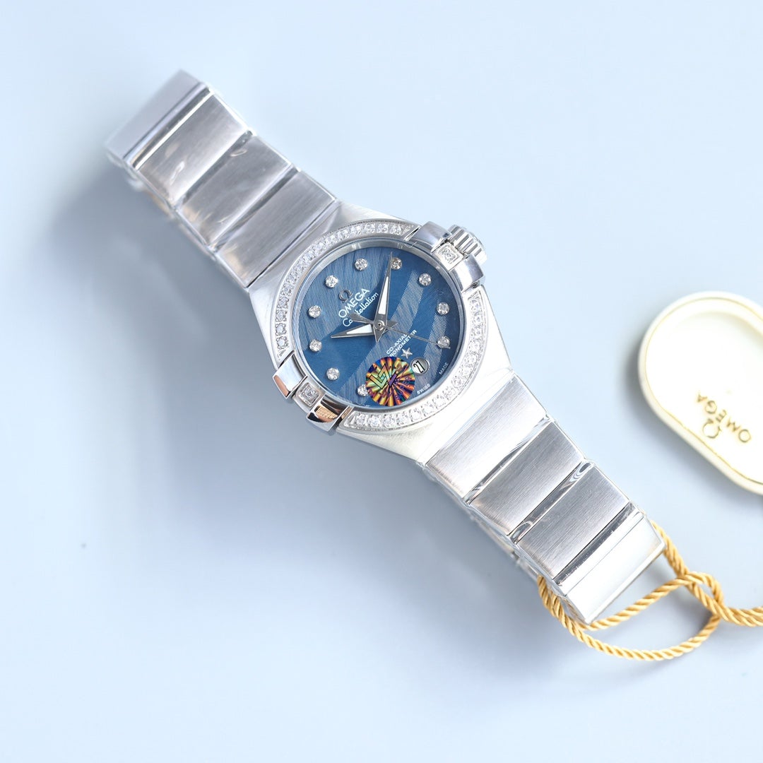 CONSTELLATION 27MM STEEL DIAMOND BEZEL