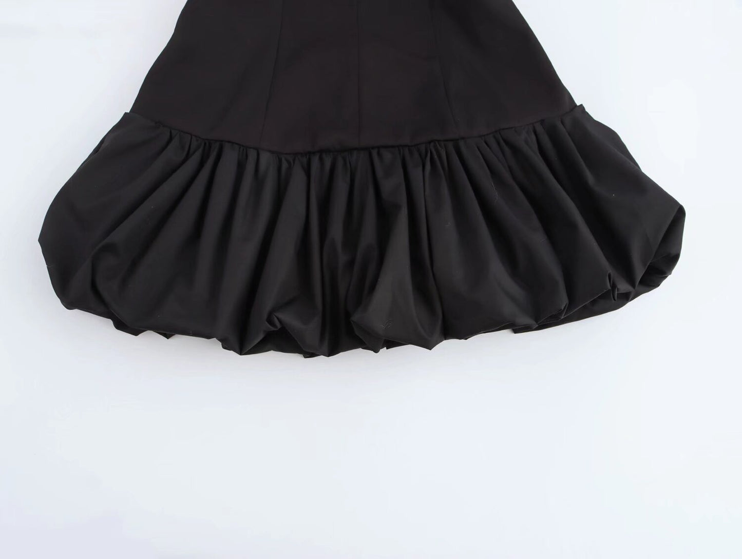 Vestido de invierno con costuras de tirantes para mujer
