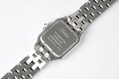 PANTHERE 27MM SILVER CASE WHITE DIAL
