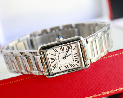TANK MUST SMALL STEEL WHITE DIAL