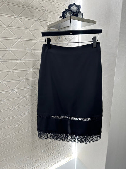 CHANEL LACE RUFFLED SHIRT STYLE 285
