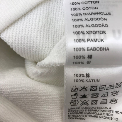 Miumiu 25 Crewneck Sweatshirt with 3D Rhinestone Logo Cotton