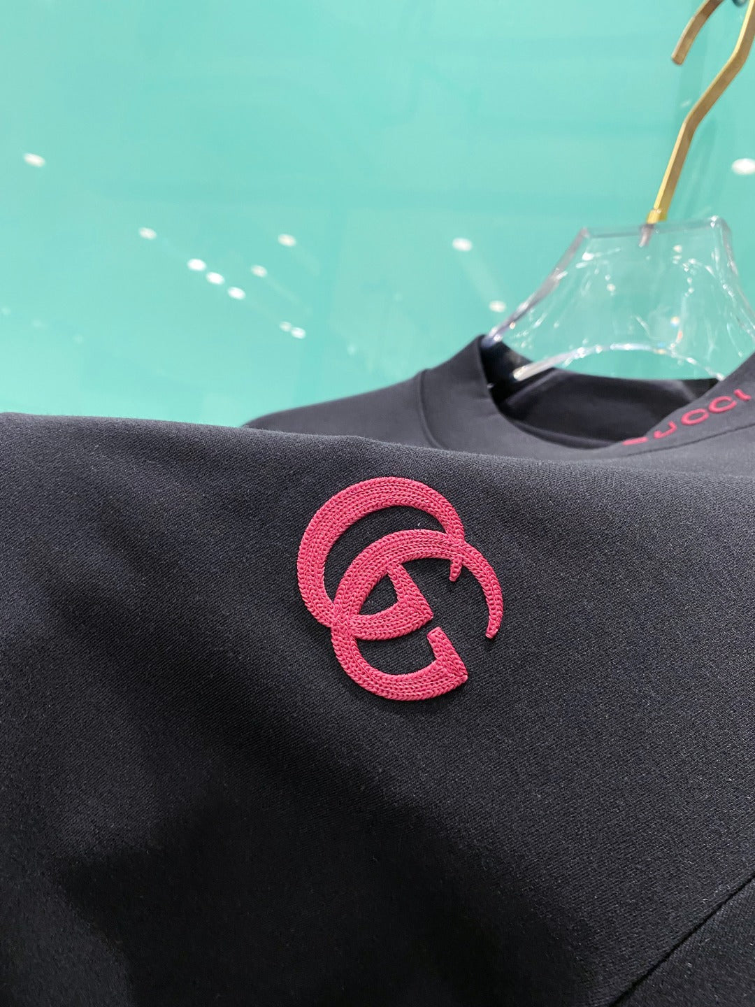 Gucci 25 Velvet Micro-Plush Half-Turtleneck Bottoming Shirt 106330