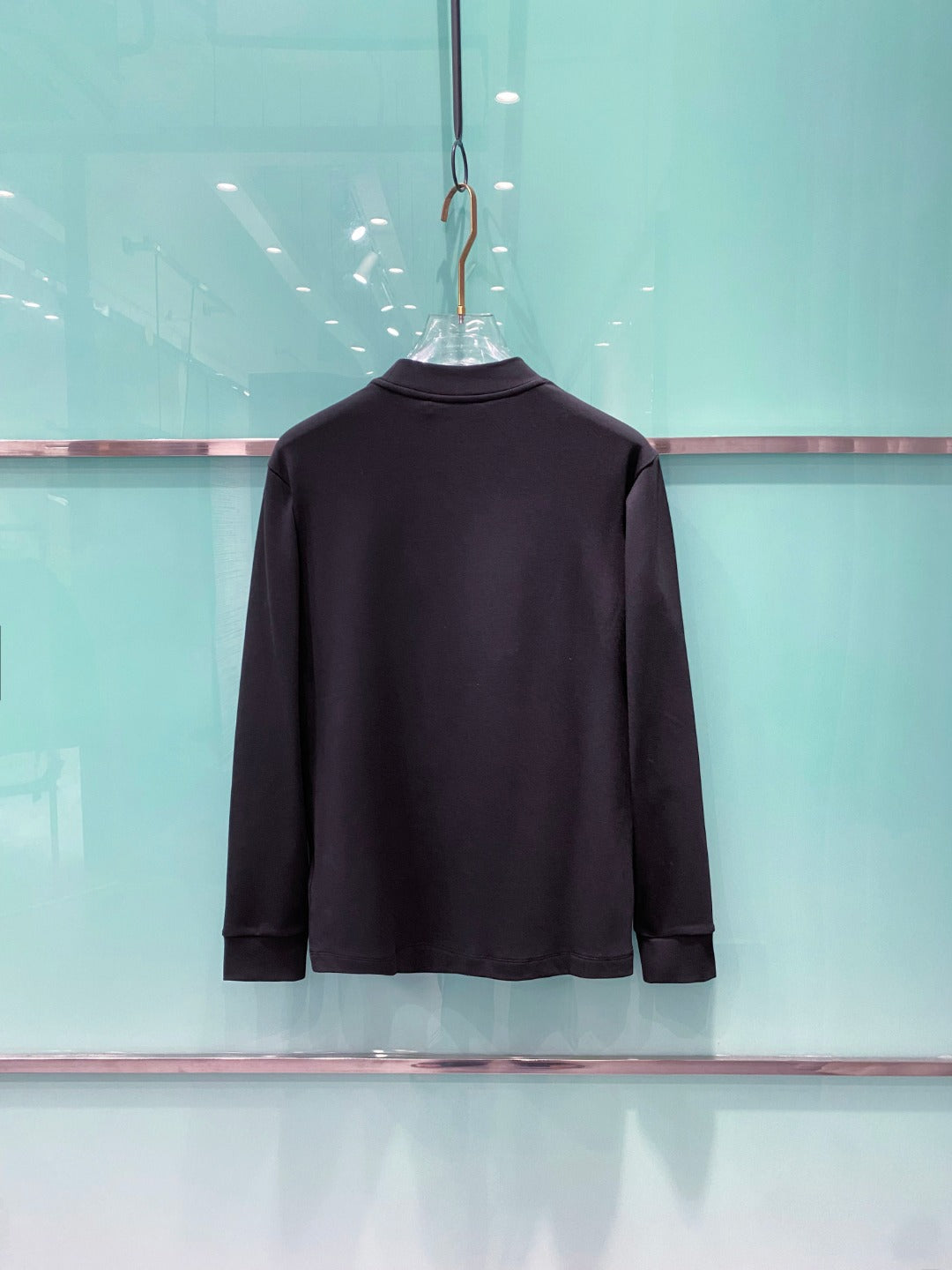 Gucci 25 Velvet Micro-Plush Half-Turtleneck Bottoming Shirt 106327