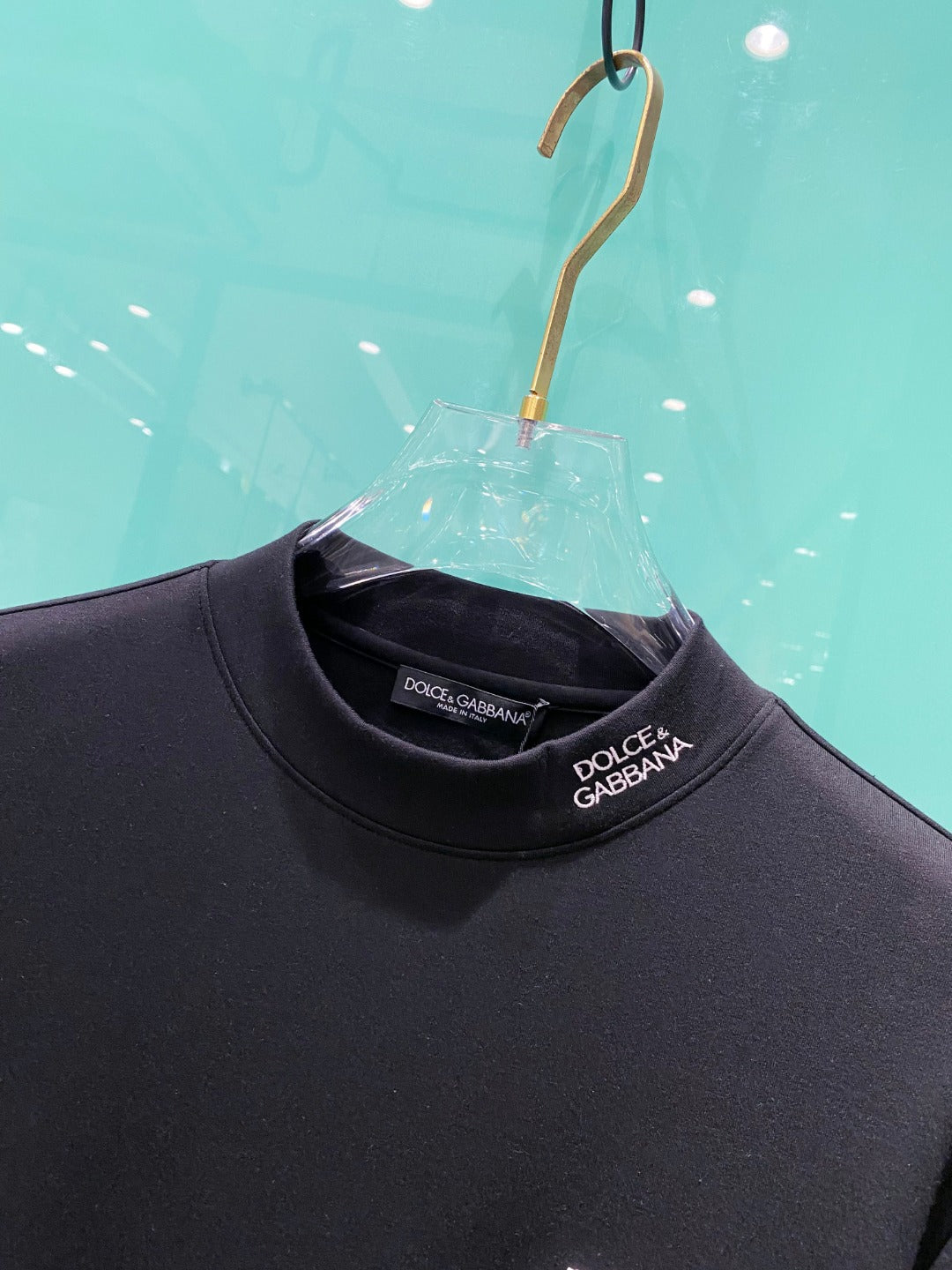 Gucci 25 Velvet Micro-Plush Half-Turtleneck Bottoming Shirt 106327