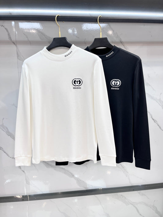 Gucci 25Ss Round-neck long-sleeved T-shirt 104509