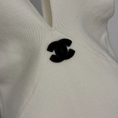 CC Patch Deep V-neck Knitted Camisole