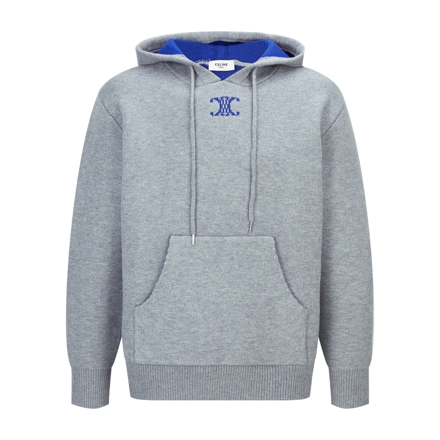 LOEWE Arc de Triomphe Jacquard Logo Knit Hoodie 331216