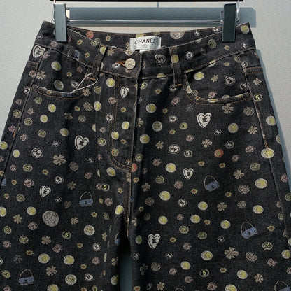 Chanel 26 Stylish Printed Pattern Cotton 800718