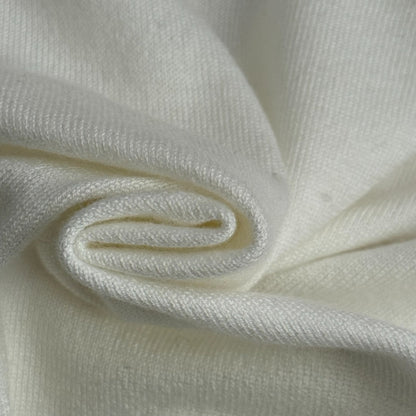 Chanel Long-Sleeved Knit T-Shirt with Embroidered Chanel Logo