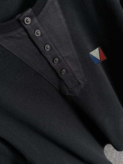 LV 25SS Lapel Sweatshirt Long Sleeve 494433