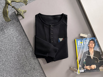 LV 25SS Lapel Sweatshirt Long Sleeve 494433