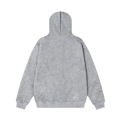 LV Alloy Logo Hooded Zip-Up Jacket 493325