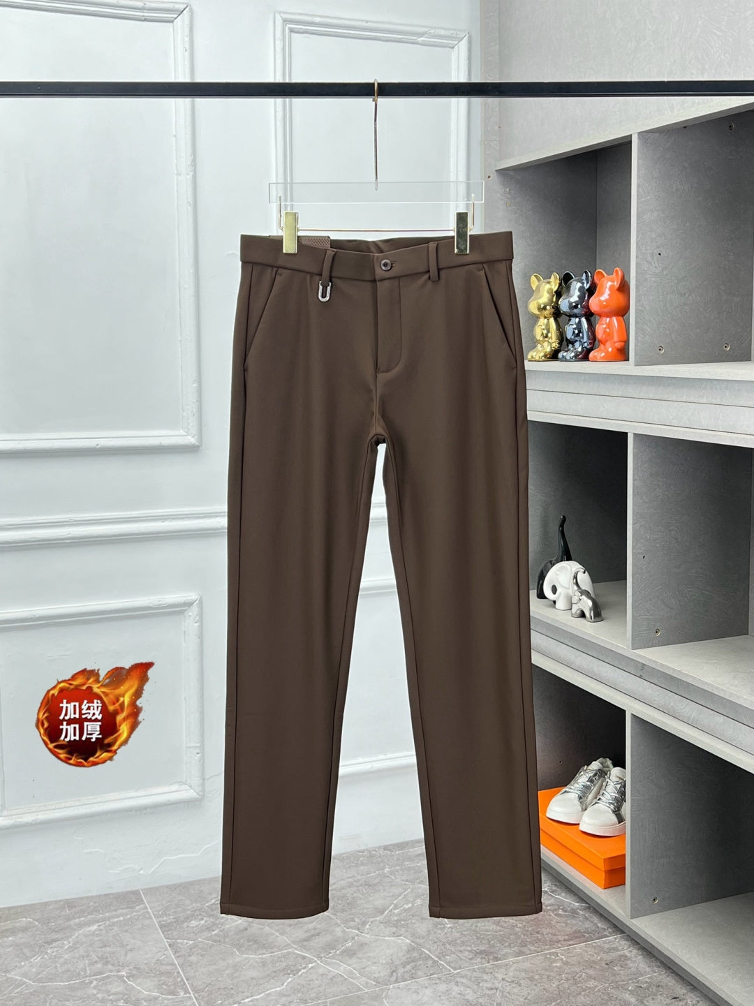 LV Fleece-Lined Thickened Pants 492712