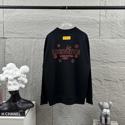 LV Long-Sleeve Crew Neck Sweatshirt 492277
