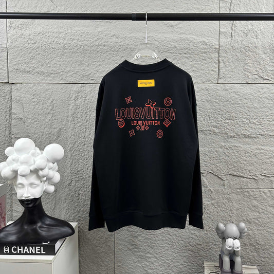 LV Long-Sleeve Crew Neck Sweatshirt 492277