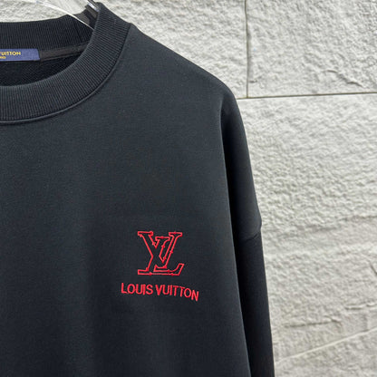 LV Long-Sleeve Crew Neck Sweatshirt 492277